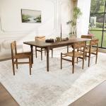 Vintage Boho Washable Non-Slip Area Rug 20.4 x 25.4 cm