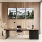 Abstract Mountain Forest Canvas Wall Art Set