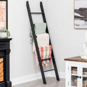 6-Tier Blanket Ladder for Rustic Decor Storage