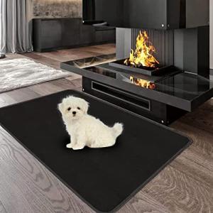 Fireproof Rectangular Hearth Mat 48x30 Inches