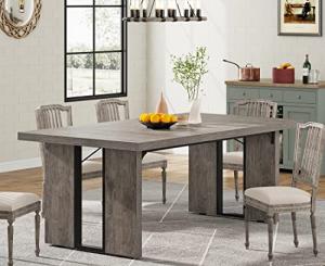 Rustic Farmhouse 71" Dining Table for 6-8