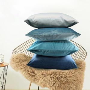 Soft Velvet Throw Pillow Covers - Set of 4