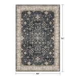 Boho Washable 4x6 Non-Slip Geometric Rug