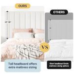 Queen Storage Bed Frame with Adjustable Headboard