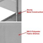 SimpleHouseware Grey 3-Drawer Storage Chest