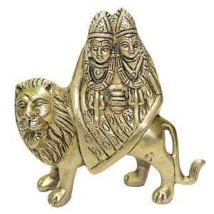 Chamunda Devi Gold Statue by Vedic Vaani