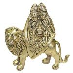 Chamunda Devi Gold Statue by Vedic Vaani