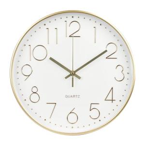 10 Inch Silent Modern Gold Wall Clock