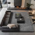 Large Grey Shag Rug for Living Room or Bedroom