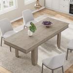 Extendable Farmhouse Dining Table for 6-10