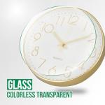 10 Inch Silent Modern Gold Wall Clock