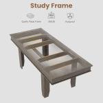 Extendable Farmhouse Dining Table for 6-10