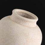 Rustic White Ceramic Vase for Home Decor