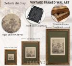 Vintage Gold Framed Tree Landscape Wall Art