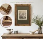 Vintage Gold Framed Tree Landscape Wall Art