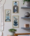 Boho Abstract Wall Art Set of 3