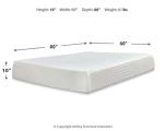 Ashley Furniture 10-Inch Chime Foam Mattress - Full