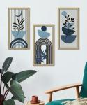 Boho Abstract Wall Art Set of 3
