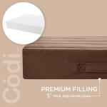 Large Meditation Floor Pillow Set with Washable Covers