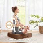 Large Meditation Floor Pillow Set with Washable Covers