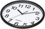 Silent Quartz Wall Clock - Easy to Read