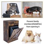 Zedesey Wood Tilt Out Trash Cabinet with Drawers