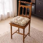 Farmhouse Bird Print Chair Cushions with Ties