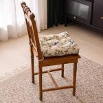 Farmhouse Bird Print Chair Cushions with Ties