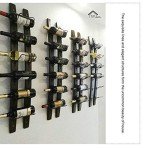 Rustic Handcarved Wine Barrel Stave Wall Rack