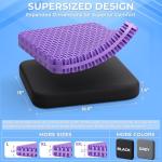 TushGuard Gel Seat Cushion for Comfort and Support