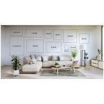 Kate and Laurel Mid Century Modern Wall Art Set