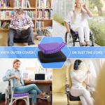 TushGuard Gel Seat Cushion for Comfort and Support