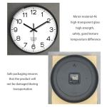 Small White Classic Silent Wall Clock 8 Inch