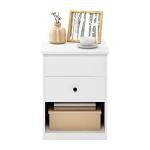 Compact Lift-Top Nightstand with Storage Drawer