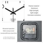 Small White Classic Silent Wall Clock 8 Inch