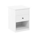 Compact Lift-Top Nightstand with Storage Drawer