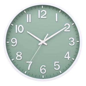 Modern Silent Battery-Operated Wall Clock - 8 Inch