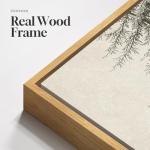 Vintage Tree Wall Art - Rustic Pine Framed Print