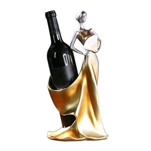 Beauty Lady Wine Bottle Holder - Golden Decor