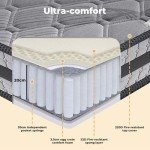 Lavio Medium Firm Pocket Spring Mattress 190x135cm