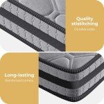 Lavio Medium Firm Pocket Spring Mattress 190x135cm