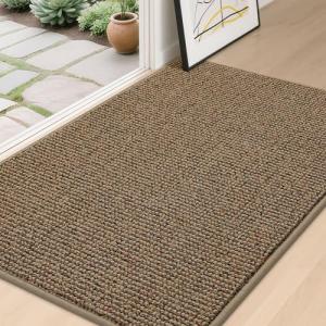 BEQHAUSE Non-Slip Washable Dirt Trapper Door Mat