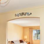 Vintage Metal Flower Wall Decor for Indoor/Outdoor