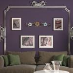 Vintage Metal Flower Wall Decor for Indoor/Outdoor
