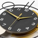 YIJIDECOR Silent Quartz Pendulum Wall Clock