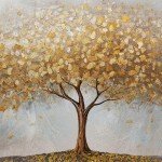Gold Framed Tree of Life Canvas Art