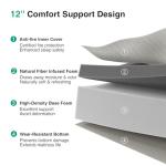 Novilla 12 Inch King Size Memory Foam Mattress