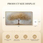 Gold Framed Tree of Life Canvas Art