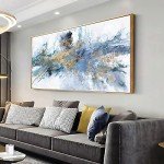Modern Abstract Canvas Wall Art - 20"x40