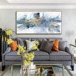 Modern Abstract Canvas Wall Art - 20"x40